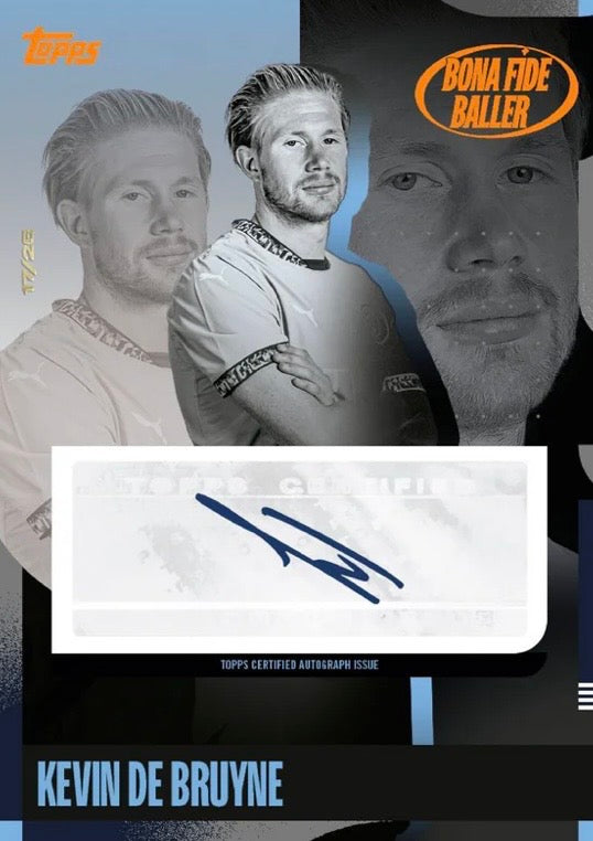 Manchester City Team Set 2024/25 Topps Karty Piłkarskie Autograf lub Relic