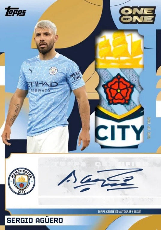 Manchester City Team Set 2024/25 Topps Karty Piłkarskie Autograf lub Relic